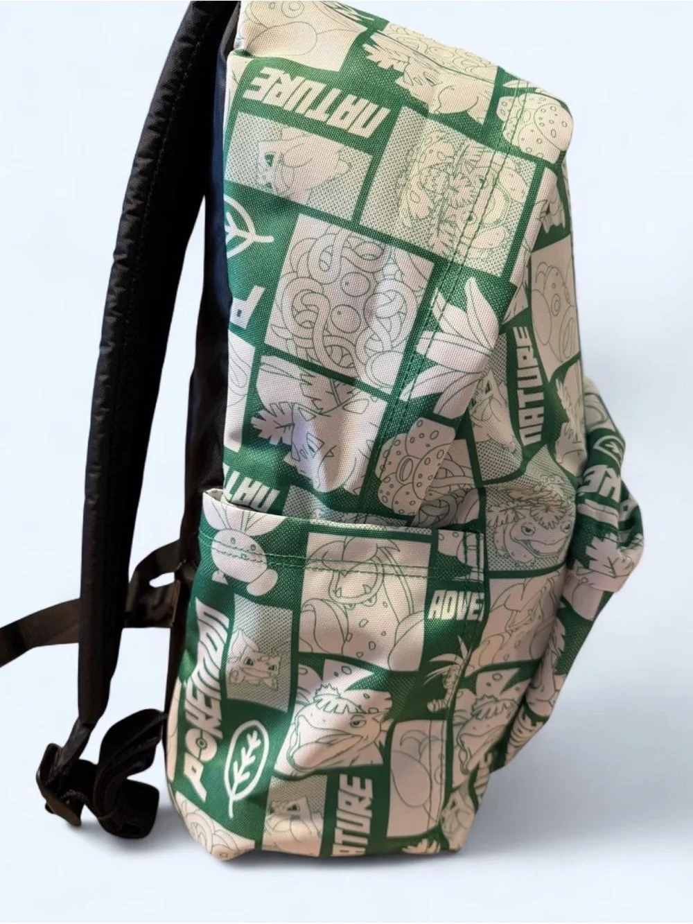 Pokémon x Eastpak Green Nature Graphic Backpack